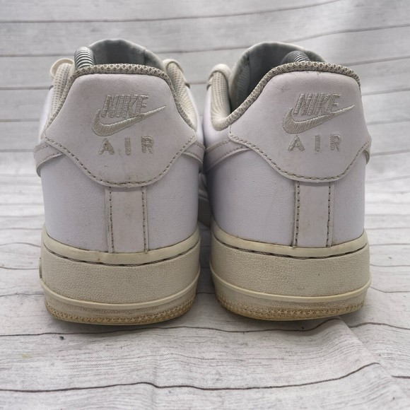 Nike Mens Air Force 1 AF1 315122-111 White on White Athletic Sneaker Size US 8 main image 9